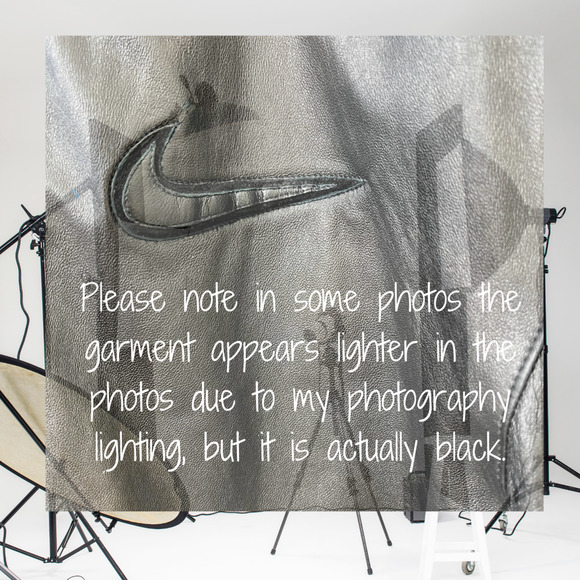 Collectible Vintage Nike Big Swoosh Varisty Leather Bomber Jacket – Size XXL - Picture 9 of 16